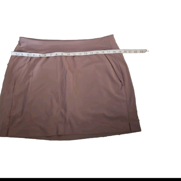 Athleta Womens Brown Soho Skort In Mineral Brown 14 - Picture 9 of 10